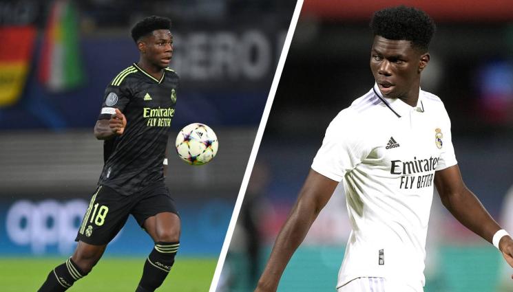 Орелиен Чуамени - Халф на Реал показа гаджето в мач от НБА