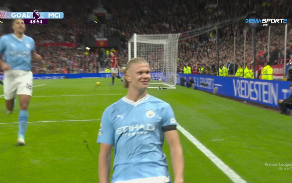 Вижте шоуто на Ерлинг Халанд срещу Манчестър Юнайтед, където нападателят