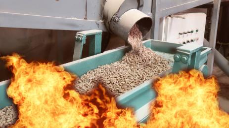 пожар в период за пелети