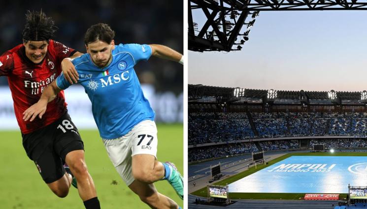 Наполи Милан - Гратисчия загина на мача в Неапол