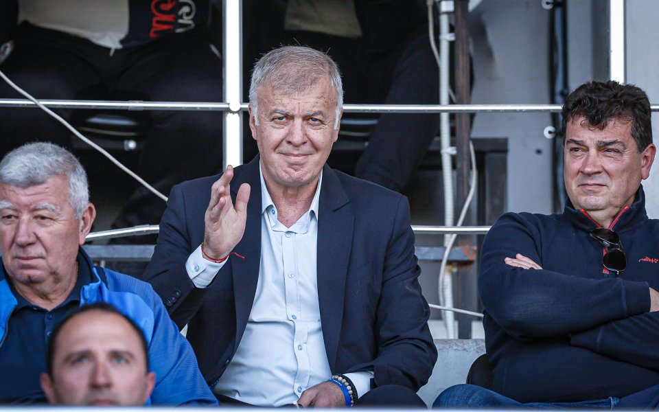 Собственикът на Левски - Наско Сираков, се срещна с президента на
