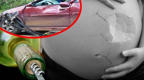 пияна бременна катастрофа