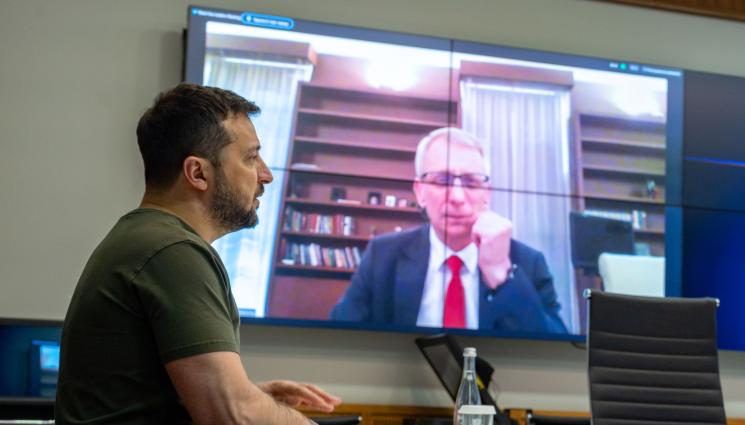 Денков Зеленски - ВЪВ ВИДЕО ВРЪЗКА: Денков и Зеленски обсъдиха сигурността в Черно море!