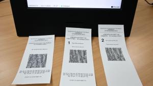 Министерство на електронното управление МЕУ показа демо бюлетините отпечатани от