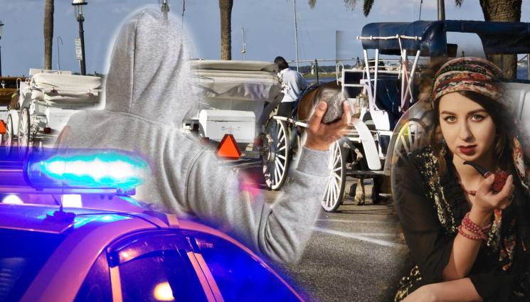 патрулка файтони камък циганка - НА СЛЪНЧАКА СТАВА СТРАШНО: Крадена булка разпали война между файтонджии!