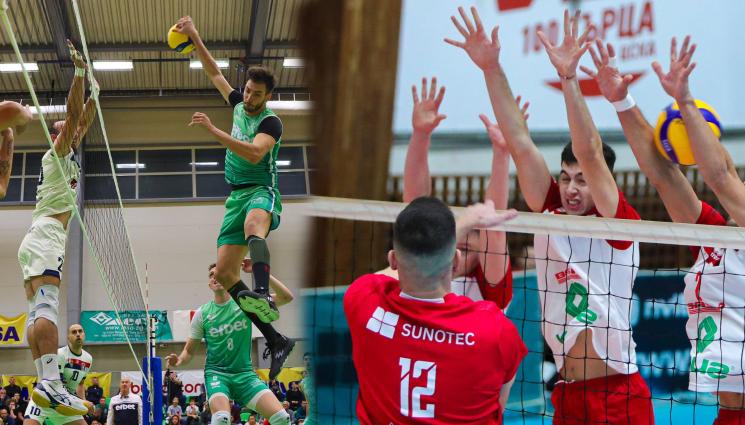 волейбол мъже - Нефтохимик 2010, Хебър, ЦСКА и Дея постигнаха победи във волейболното първенство при мъжете