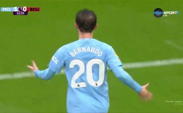 Отборът на Манчестър Сити води с 3 0 на Борнемут след