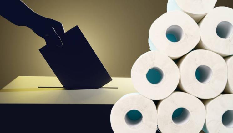 г - ИЗБОРЕН РЕЗИЛ: Кандидат подкупва гласоподаватели с тоалетна хартия