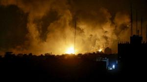 Израелската армия обяви че извършва масирани удари които ще продължат