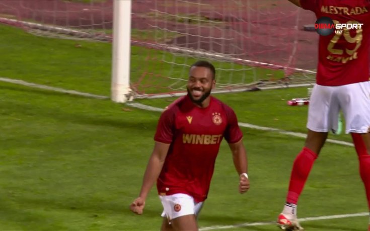 ЦСКА поведе на Хебър с гол в продължението на първата част