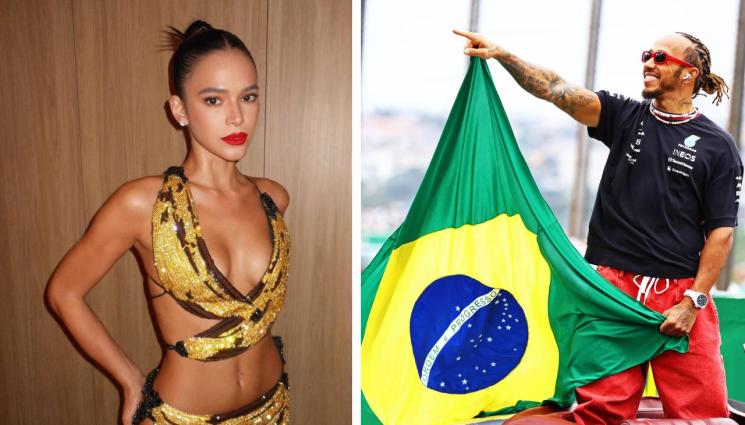 Бруна Маркезине Люис Хамилтън - Бивша на Неймар оплете Хамилтън