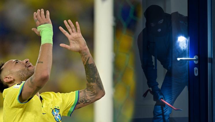 Неймар - Ужас за Неймар! Въоръжени пробваха да отвлекат новородената му дъщеря и майка й (ВИДЕО)