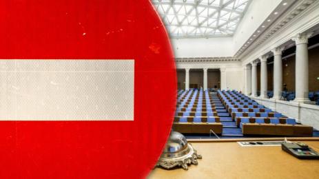 парламент знак забранено