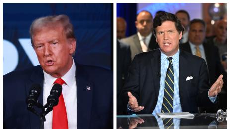 Тъкър Карлсън Доналъд Тръмп