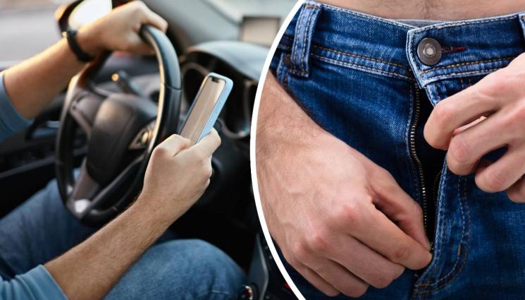 шофьор - ОБЪРКА ЛОСТА: Хванаха шофьор да се самозадоволява, докато кара из града (ВИДЕО)