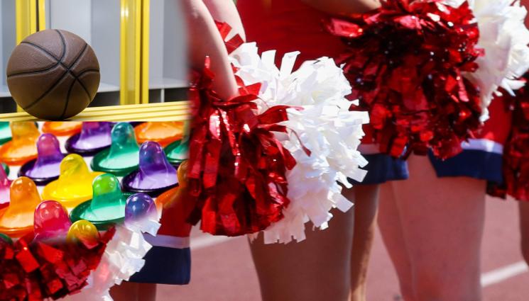 НБА мажоретки - Забраненото е най-сладко: Мажоретка ощастливила баскетболен отбор от НБА