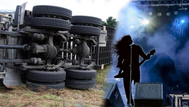 камион катастрофа певица - ТЕЖЪК ИНЦИДЕНТ: Помляха автобуса на световна звезда по време на турне! (СНИМКИ)