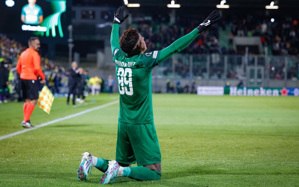 Авторът на втория гол за Лудогорец срещу Фенербахче – Руан