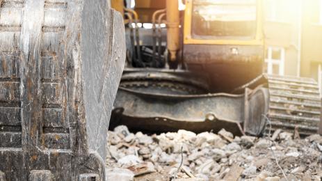 събаряне машина