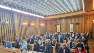 Новоизбраният кмет на Разград Добрин Добрев  новите общински съветници и кметове на населени