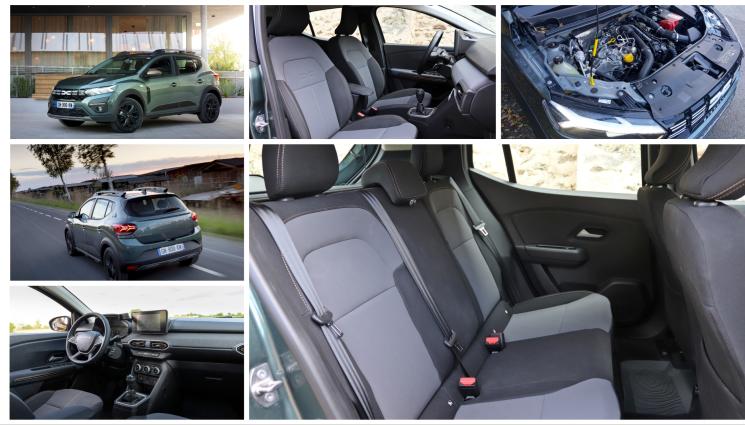 Дачия - Dacia Sandero Stepway Extreme привлича със симпатичен външен вид