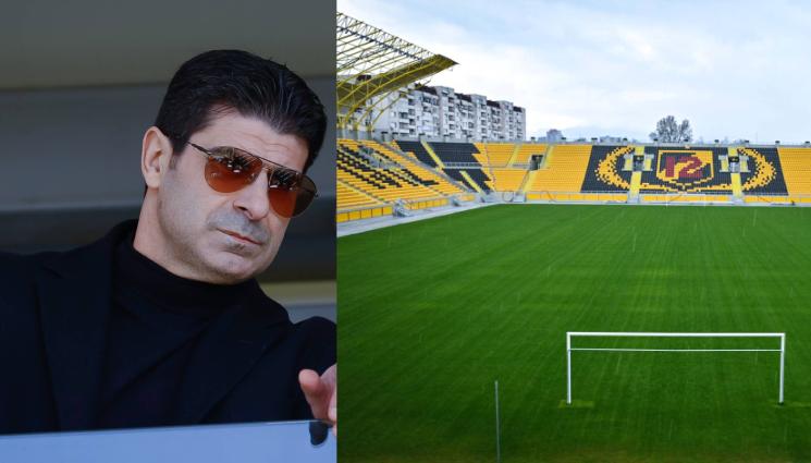 Гонзо Христо Ботев - Нервите се обтягат: Гонзо плаши със съд строител покрай мача с Унгария в Пловдив