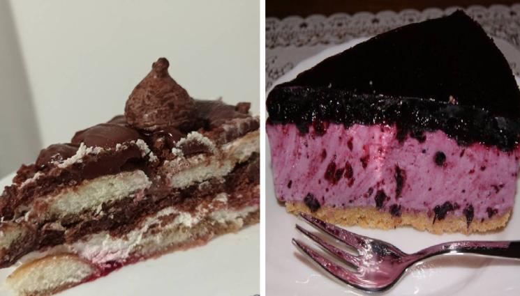 рецепти - Фантазии с бишкоти: Торта с боровинки, десерт Шоколадова любов или сладкиш с маскарпоне и ром