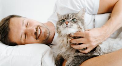 котка и стопанка