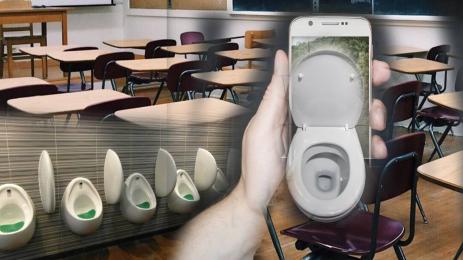 тоалетна училище телефон