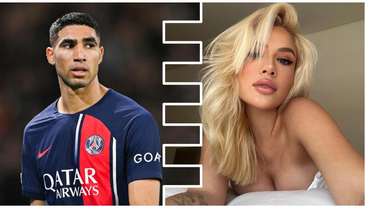 Ашраф Хакими Каролине Лима - Спипаха Хакими с бивша на Неймар и Милитао