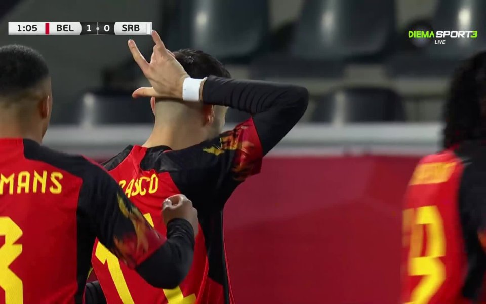 Домакините от Белгия стартираха ударно и откриха резултата след 61 секунди