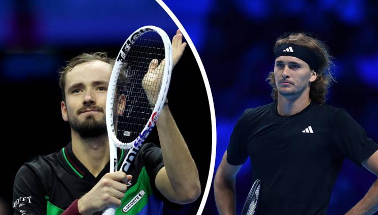 тенис - Медведев мина и през Зверев, осигури си класиране за 1/2-финалите в Торино