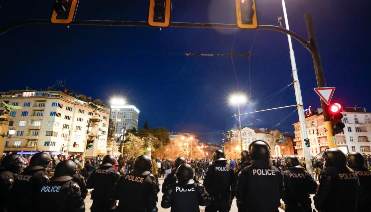 протест полиция