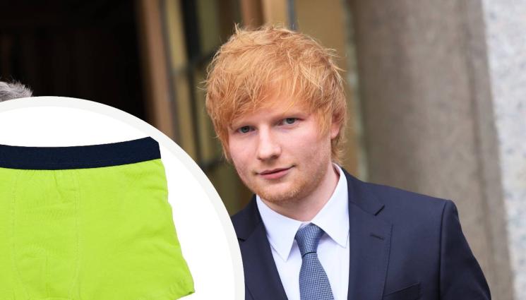 ед шийран - НА ТЕЗГЯХА: Продават миризливите гащи на Ед Шийрън