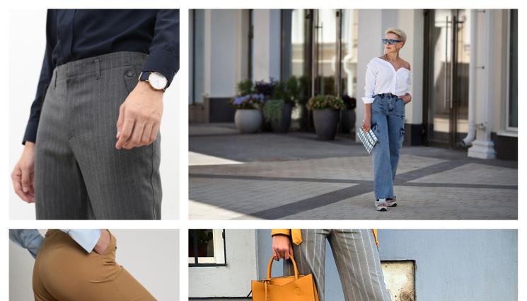 мода - Триумф на широките панталони, модерни в офиса и на улицата