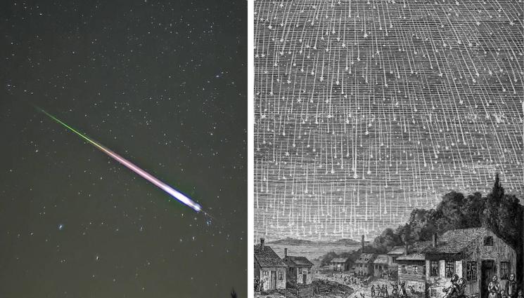 метеорити леониди - ГЛЕДАЙТЕ НАГОРЕ: Късмет и богатство падат от небето!