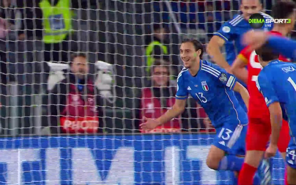 В 17-ата минута Джакомо Распадори намери с чудесно центриране Матео