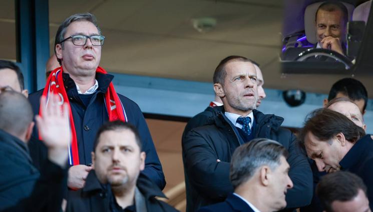 Вучич Чеферин Лесковац - В ЛЕСКОВАЦ: Шефът на УЕФА Александър Чеферин бе в медийна карантина