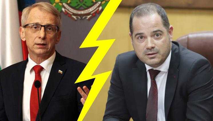 Николай Денков Калин Стоянов - КРАЙНИ МЕРКИ: Денков плаши с оставка, ако Калин Стоянов не осъди полицейското насилие