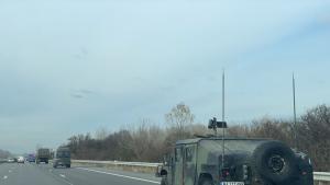 МАГИСТРАЛА ТРАКИЯ ВОЕННА ТЕХНИКА