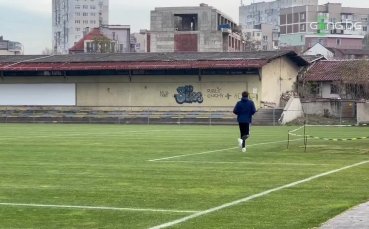 Левски проведе последна тренировка преди гостуването на Дунав Русе Срещата 
