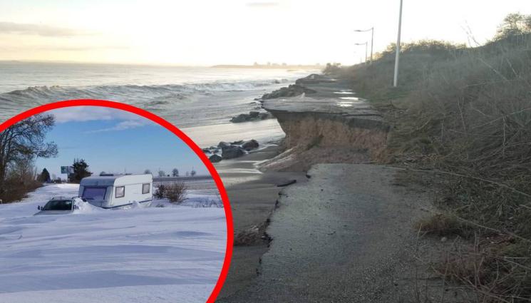 Бургас морето преспа - ИЗЧЕЗНА БГ ТЕРИТОРИЯ: Морето отнесе брега на Бургас! (СНИМКИ)