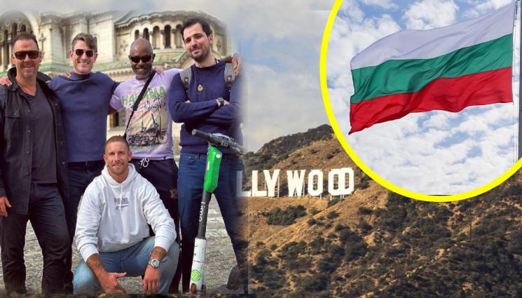 Холивуд актьори - БГ СЪНСЕТ БУЛЕВАРД: Холивудски звезди бръмчат с тротинетки в София! (СНИМКИ)