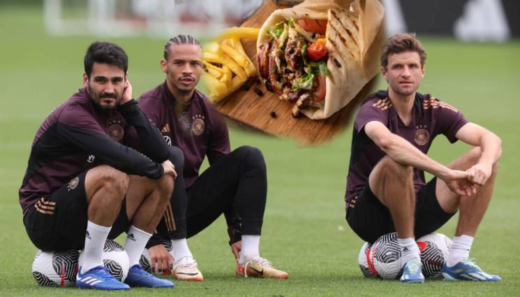 сане гюндоган мюлер - В Бундестима се утешават с дюнери (ВИДЕО)