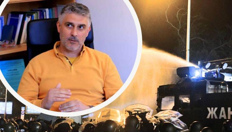 Росен Йорданов - Психологът Росен Йорданов пред „Телеграф”: Лумпени и полицаи с комплекси окървавиха протеста