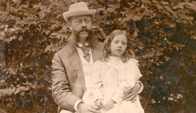  Емил Йелинек с дъщеря си