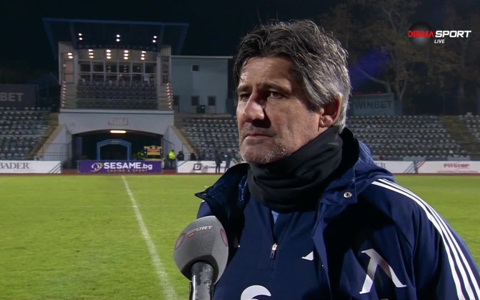 Треньорът на Левски Николай Костов говори след победата с 3:1
