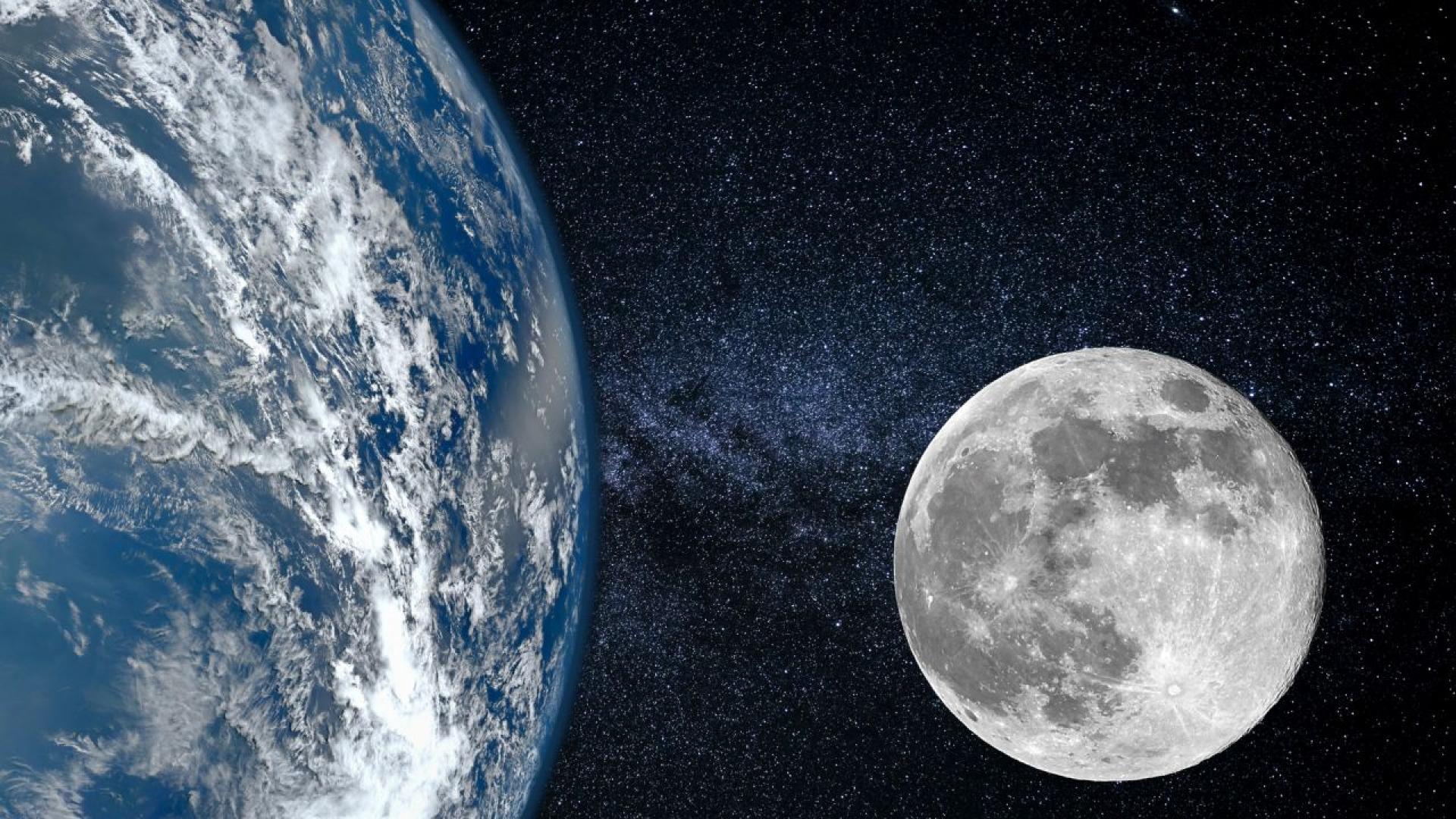 Луната се отдалечава с 3 8 сантиметра от Земята всяка година съобщи