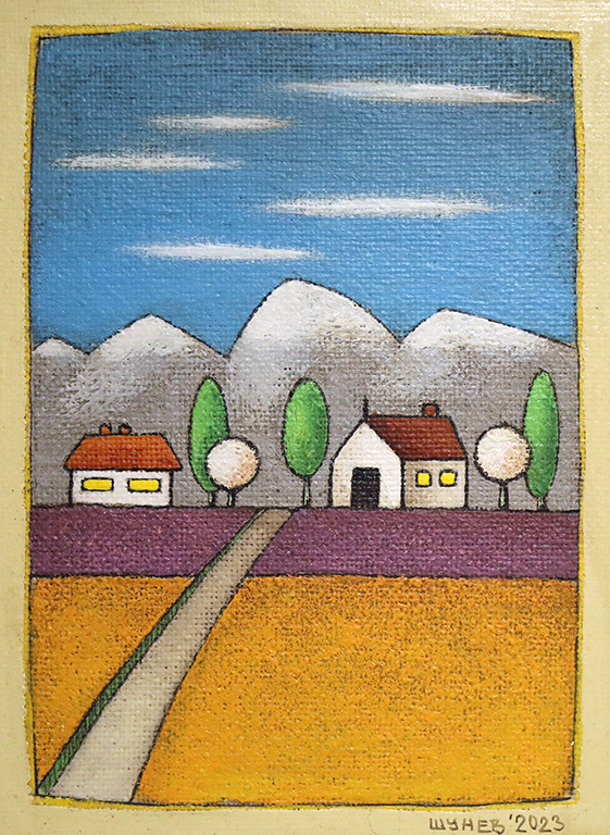 <p>Петдесетата самостоятелна изложба на художника наивист - Владимир Шунев</p>