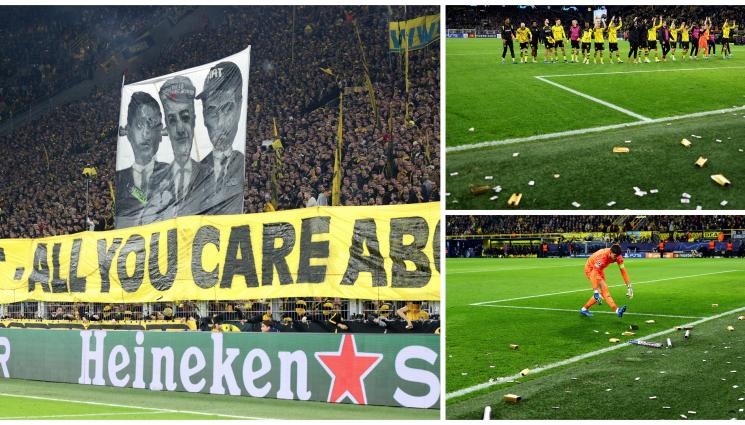 Борусия Дортмунд - УЕФА глоби солено Борусия Дортмунд заради фалшивите пари и златните кюлчета